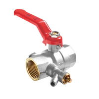 Zawór kulowy 65RU z zaworem spustowym 1/2" Perfexim 01-303-0150-000