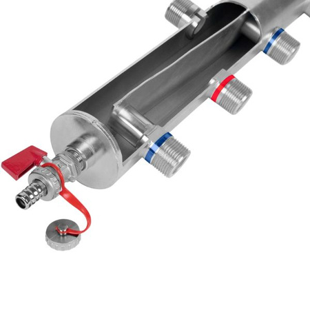 Rozdzielacz BLH 890 70 kW ze sprzęgłem hydraulicznym na 3 obiegi Afriso 9089010