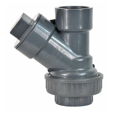 Zawór zwrotny kulowy PVC 2" gwintowany IBO 003948