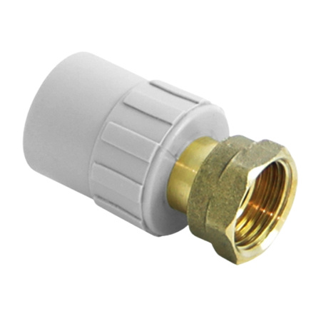 Mufa zgrzewana PP-R GW 20 x 1/2" z półśrubunkiem VESBO PP 608-20/12-V