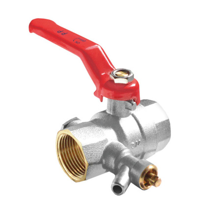 Zawór kulowy 65RU z zaworem spustowym 3/4" Perfexim 01-303-0200-000