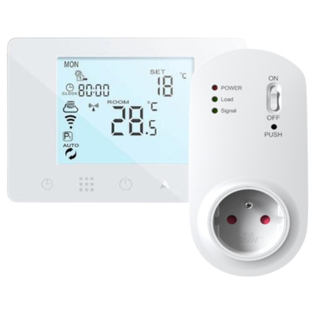 Regulator temperatury tygodniowy Orion 230V SET WiFi bezprzewodowy AURATON AUR00OR20WF00