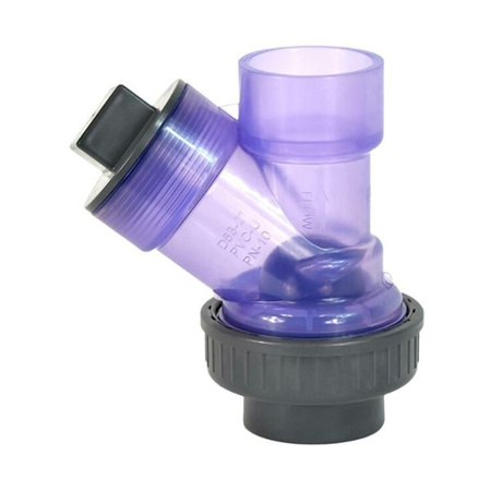 Zawór zwrotny kulowy PVC 50 mm IBO 003947