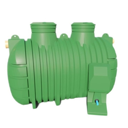 Reaktor biologiczny jednopłaszczowy ZBS-8C HDPE R 2-komorowy do 8 osób ze sterownikiem EATON Wobet 0322