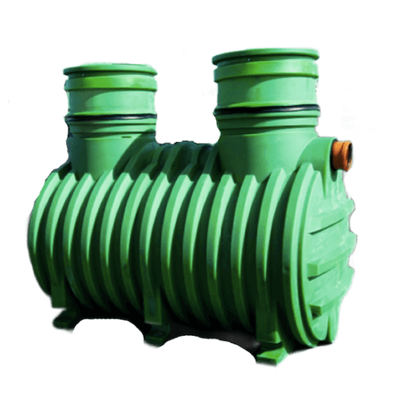 Zestaw oczyszczalni drenażowej 6 RLM do 6 osób z osadnikiem gnilnym 3,5 m3 HDPE 1-komorowym + filtr do osadnika + studzienka rozdzielcza SR-3 + rura drenażowa (60 m) + geowłóknina 0,5 m (60 m) Wobet 0342