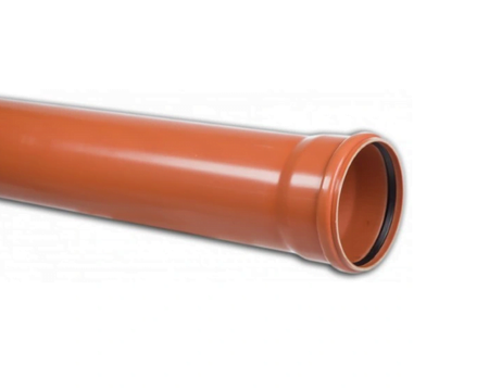 Rura kanalizacji zewnętrznej fi 110x3,2mm 50cm PVC SN8 spieniona DYKA
