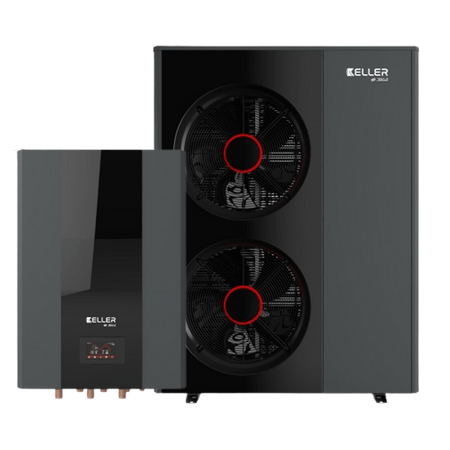 Pompa ciepła monoblok KELLER 15K + hydrobox 721394/721363