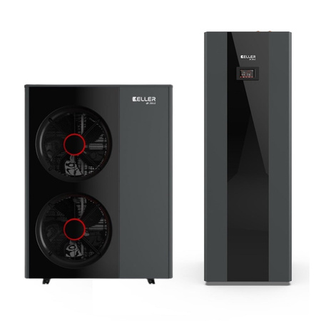 Pompa ciepła monoblok KELLER 15 K + hydrotower 200 L 721394/721370