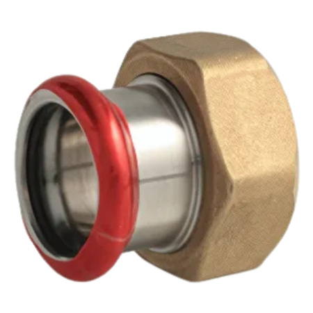 Półśrubunek zaprasowywany GW 18 x 3/4" VESBO CARBON STEEL CZZPS-1834