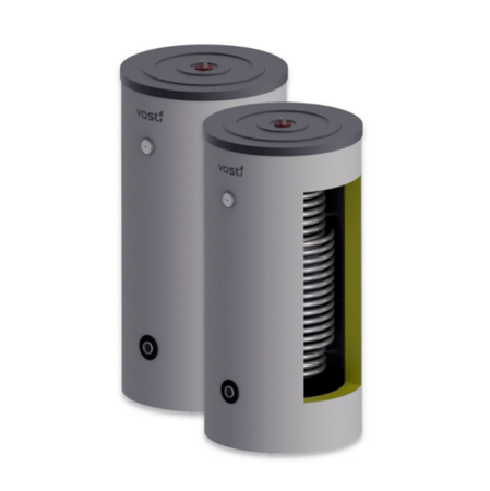 Wymiennik c.w.u. z wężownicą 300L Vasti