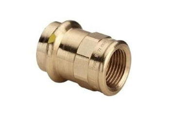 Łącznik z brązu zaciskowy GW 22 x 3/4" GAZ/WODA
