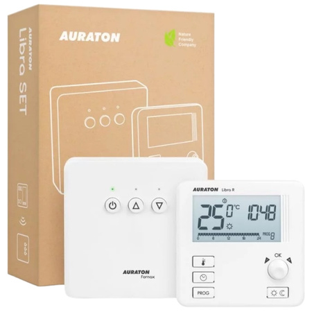 Regulator temperatury tygodniowy Libra SET bezprzewodowy AURATON AUR00LBR0SE00
