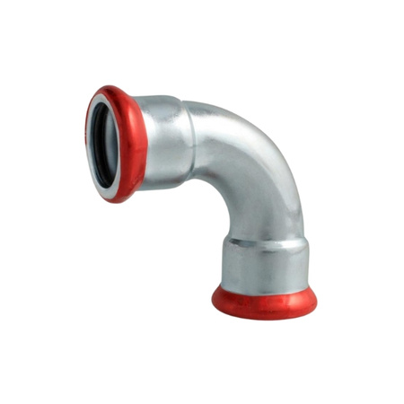 Kolano dwukielichowe zaprasowywane 88,9 mm 90 st. VESBO CARBON STEEL CZ2K90-89