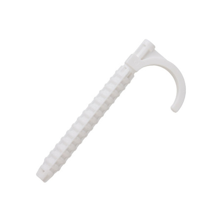 Hak plastikowy do rur pojedynczy długi 102 mm AlphaHeat 7-0101-060-01-00
