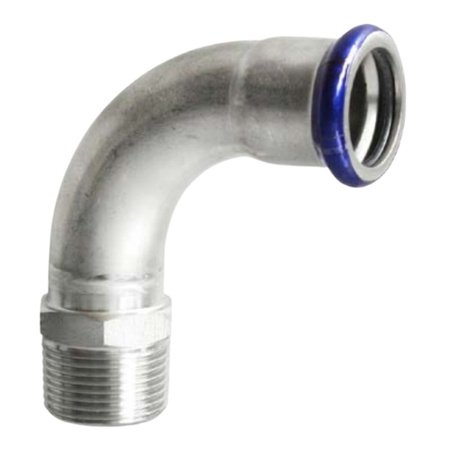 Kolano zaprasowywane GZ 28 x 1" 90 st. VESBO INOX STEEL IZKZ-281