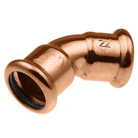 Kolano miedziane Copper Woda 18 mm 45 st. KAN-therm Press 2265303002