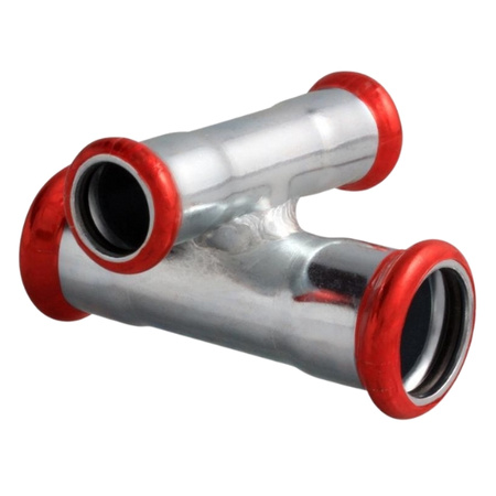 Czwórnik przelotowy zaprasowywany 28 x 18 mm VESBO CARBON STEEL CZCZP-2818