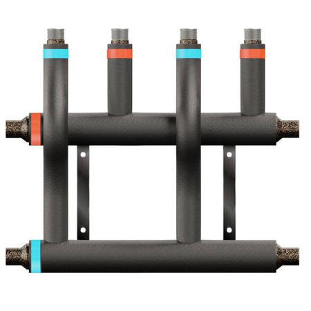 Rozdzielacz do grup pompowych RGP 2D+ EKO 25/25 2-drogowy w otulinie solarnej Elterm 512040