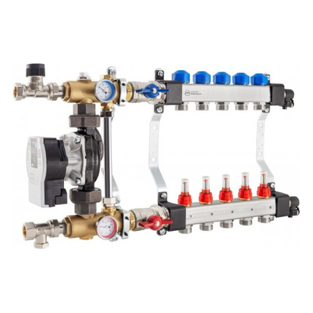 Rozdzielacz InoxFlow z układem mieszającym (seria USFP) 2 obwody KAN-therm 1316157088