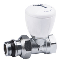 Zawór grzejnikowy prosty 1/2" z dławikiem Diamond ART.94D-15.P