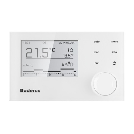 Regulator pogodowy Logamatic RC310 biały Buderus 7738112369