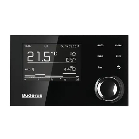 Regulator pogodowy Logamatic RC310 czarny Buderus 7738112368