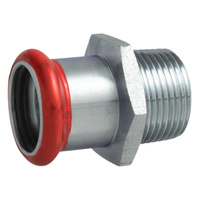 Nypel końcówka zaprasowywana GZ 15 x 1/2" VESBO CARBON STEEL CZZZ-1512