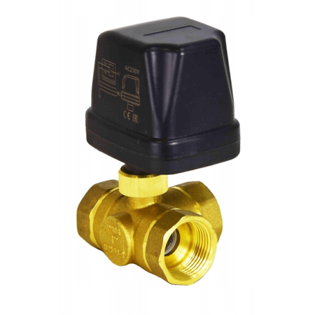 Elektrozawór kulowy 3-drogowy 1" DN 25 IBO 003690