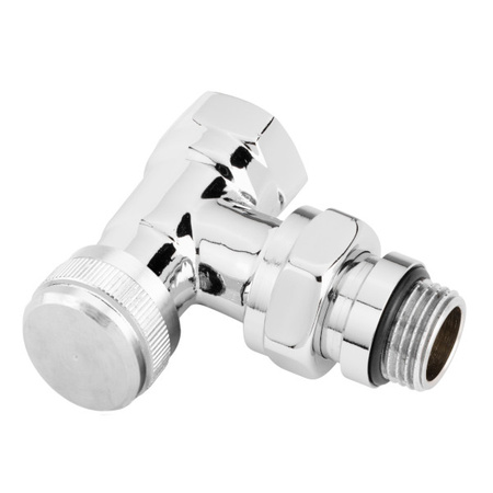 Zawór odcinający kątowy RLV-CX 1/2" chrom Danfoss 003L0273