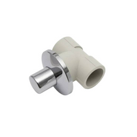 Zawór odcinający grzybkowy podtynkowy zgrzewany z maskownicą 25 mm KAN-therm PP 1209280004