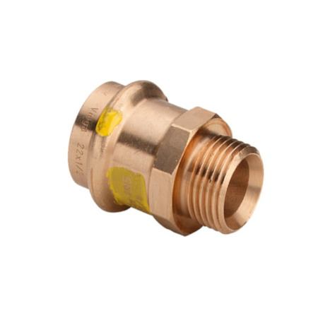 Łącznik zaciskowy z brązu GZ 18 x 1/2" GAZ/WODA Frabo RS8243A12018000