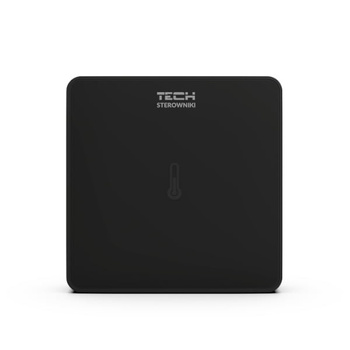 Czujnik temperatury pokojowy przewodowy Tech C-7p czarny