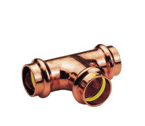 Trójnik zaciskowy miedziany 22 mm GAZ/WODA Frabo RS9130022022022