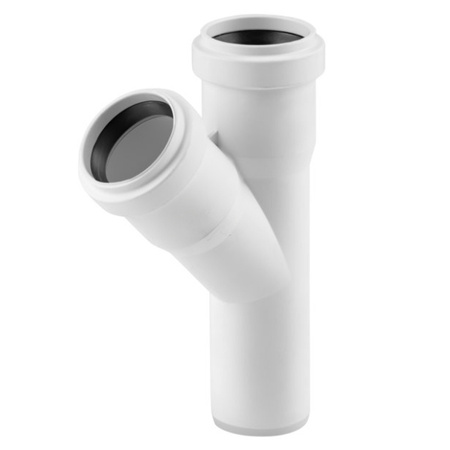 Trójnik kanalizacji wewnętrznej HTEA PP 32 mm 45 st. Magnaplast HTplus 422103