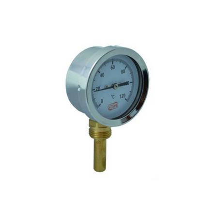 Termometr bimetaliczny osiowy 63 mm 0-120°C rad. Goshe 0705.332
