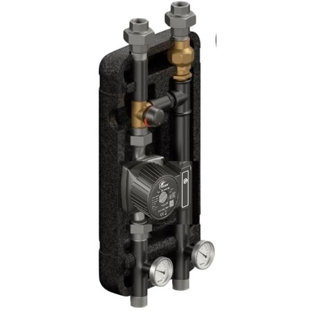 Grupa pompowa DN25 z zaworem progresywnym 3-drogowym VRG 432 ESBE i pompą obiegową 25/7 230 V LFP Elterm 625450