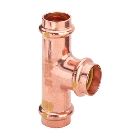 Trójnik miedziany Profipress G 18 mm z SC-Contur GAZ Viega 345945