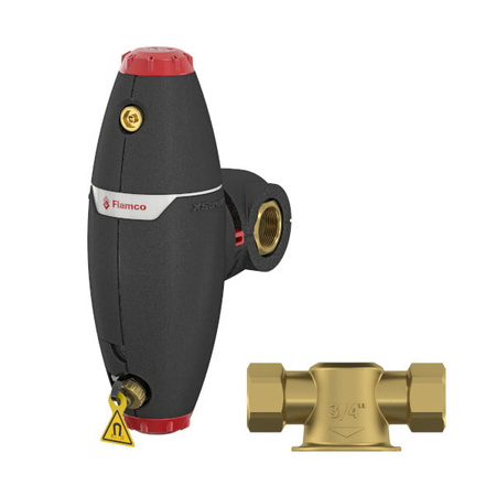 Separator powietrza i zanieczyszczeń Flamco XStream Vent-Clean 1" 11062