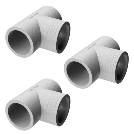 Zestaw trójników EPS AirTube 200 TrójnikPack3 200 mm 3 szt. Thessla Green 009A0009