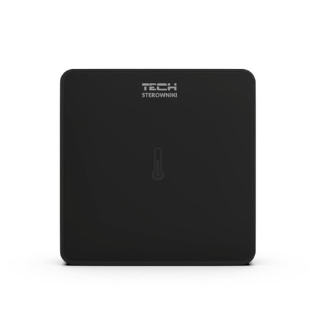 Czujnik temperatury pokojowy bezprzewodowy Tech C-8r czarny WG.03.0023