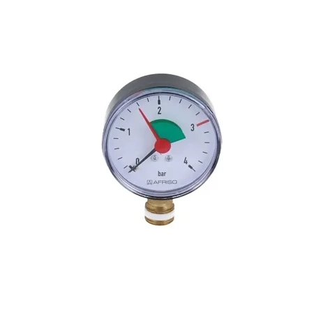 Manometr grzewczy HZ 63 Fi 63 mm 0÷4 bar G1/4" RAD kl. 2,5 Afriso 63911
