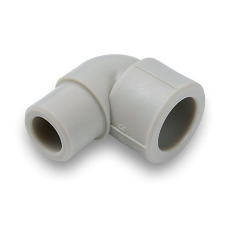 Kolano nyplowe zgrzewane PP 40 mm 90 st. DETAL-MET KN90/40SP