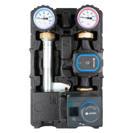 Grupa pompowa AFRISO PrimoTherm K 180-2 25 mm z zaworem mieszającym ARV kvs Vario i regulatorem ACT 343 Afriso 7783720