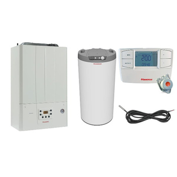 Zestaw KOMFORT kocioł jednofunkcyjny Victrix Tera 24 PLUS + zasobnik c.w.u. 100L + sterownik Comando Amico Remoto V2 IMMERGAS