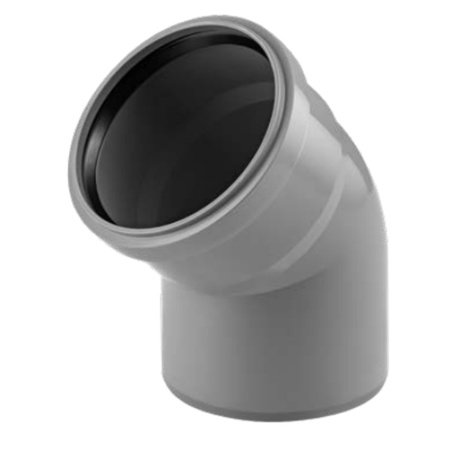 Kolano kanalizacji wewnętrznej HTB PP 50 mm 15 st. Magnaplast HTplus 10800