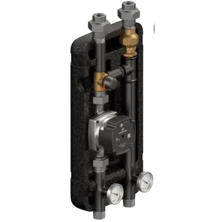 Grupa pompowa DN25 z zaworem progresywnym 3-drogowym VRG 432 ESBE i pompą obiegową 25/7 230 V Grundfos Elterm 625470