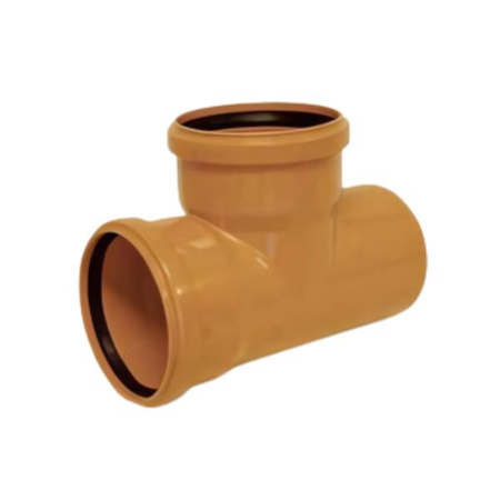 Trójnik redukcyjny kanalizacji zewnętrznej PVC 160 x 110 mm 87 st. DYKA 4602020