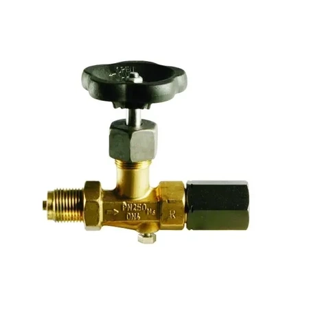 Kurek manometryczny 3-drogowy G1/2" x mufa GW G1/2" kontrolne M20 x 1,5 mm PN 250 Afriso 63041