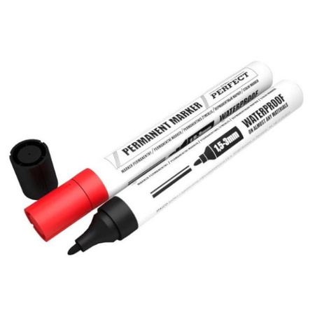 Marker permanentny 1,5-3 mm czarny STALCO Perfect S-76020