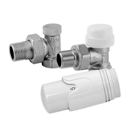 Komplet termostatyczny PHA-027 z nastawą 1/2" kątowy Perfexim 20-027-0000-000